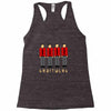 pixelated kraftwerk turquoise kids Racerback Tank