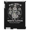 white lotus iPad 3 and 4 Case