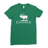 christmas gift elkaholic Ladies Fitted T-Shirt