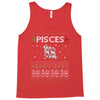 pisces christmas ugly sweater Tank Top