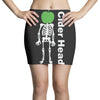 ciderhead cider drinking skeleton and apple Mini Skirts