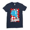 funny vespa chequer board, ideal gift or birthday present Ladies Fitted T-Shirt