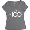 the 100 Women's Triblend Scoop T-shirt