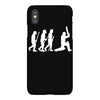 evolution of cricket white silhouette iPhoneX Case