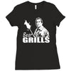 bear grills  funny Ladies Fitted T-Shirt