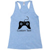 custom text Racerback Tank