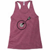 archery target Racerback Tank