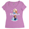 frozen Women's Triblend Scoop T-shirt