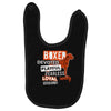 devoted boxer Baby Bibs