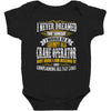 grumpy old crane operator Baby Bodysuit