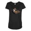 indiana mouse Maternity Scoop Neck T-shirt