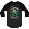 pug irish pub snorty mcpug's 3/4 Sleeve Shirt