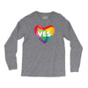 Yes Lgbt Heart Long Sleeve Shirts