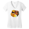 funny full english breakfast, ideal gift or birthday present Women's V-Neck T-Shirt