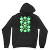 sad alien and daisy nineties grunge pattern Unisex Hoodie