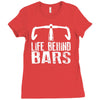 life behind bars cycling Ladies Fitted T-Shirt