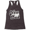 new dad Racerback Tank