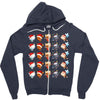 christmas animal Zipper Hoodie