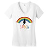 Catbow Women's V-Neck T-Shirt