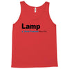 lamp   brick tamland likes this facebook thumbs up mens white t shirt Tank Top