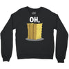 oh hay oh hey girl boy funny pun Crewneck Sweatshirt