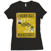 beer goggles sign, ideal gift or birthday present. Ladies Fitted T-Shirt