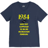 george orwell   1984 V-Neck Tee