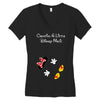 Creating A Little Disney Magic Minnie Mouse Women's V-Neck T-Shirt