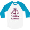 keep calm and do it yourself 3/4 Sleeve Shirt