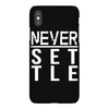 never settle iPhoneX