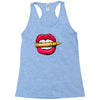 bullet in mouth Racerback Tank