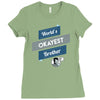 world's okayest brother Ladies Fitted T-Shirt