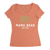mama bear Women's Triblend Scoop T-shirt