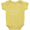 sheldon's spot Baby Onesie