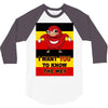 Ugandan Knuckles 3/4 Sleeve Shirt