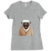 Vesikalik maymun Ladies Fitted T-Shirt