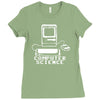 computer science pc nerd gamer zocker shooter funny Ladies Fitted T-Shirt
