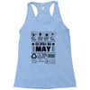 Born In May Racerback Tank