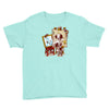 triple beagle portrait Youth Tee