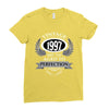 vintage quality without compromise 1997 aged to perfection Ladies Fitted T-Shirt