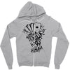 joker tattoo haha Zipper Hoodie