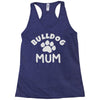 bulldog mum Racerback Tank