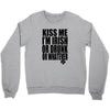 kiss me i'm irish or drunk or whatever t shirt st patricks day funny t Crewneck Sweatshirt