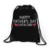 Happy Father's Day I Love Daddy Onesie-Father's Day Drawstring Bags