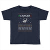 cancer christmas ugly sweater Toddler T-shirt