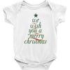 we wish you a merry christmas Baby Bodysuit