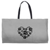 cat love paw Weekender Totes