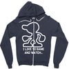 game and watch parody video game Zipper Hoodie