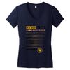 Gemini Facts Servings Per Container Women's V-Neck T-Shirt