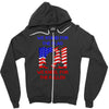 we stand for the flag Zipper Hoodie